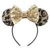 Nuevas Diademas Transfronterizas, Diademas Europeas y Americanas para Adultos con Estampado de Leopardo, Accesorios para el Cabello Infantiles para Fiestas Navideñas con Estampado de Leopardo