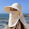 Sombrero de Protección Solar para Pesca para Hombres y Mujeres, Protección Completa para Cuello y Rostro, Sombrero de Sol para Ciclismo al Aire Libre, Sombrero de Pescador Transpirable Anti-UV
