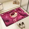 Tapete de Chão Macio de Terra de Diatomáceas com Expansão Visual 3D a Olho Nu para Uso Doméstico, Capacho, Tapete, Tapete de Banheiro Absorvente Secagem Rápida Antiderrapante