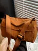 Versão Coreana da Nova Bolsa Tote Ins Trendyy de Aparência Sofisticada para Mulheres, Casual, Simples, Leve, Bolsa Transversal Grande para o Dia a Dia