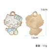 Colgantes de esmalte de la linda serie Sanrio oso de dibujos animados, My Melody, perro Pacha accesorio DIY colgantes pequeños