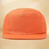 Chapéu de Sol para Uso Externo de Verão, Secagem Rápida, Repelente à Água, Chapéu de Cinco Painéis com Aba Reta, Bordado de Logo Personalizado, Chapéu Hip-Hop Respirável