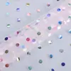 Tela de Malla Multicolor con Lunares Estampada en Dorado Disponible en Stock para Empaque de Regalos, Decoración de Fondo para Fotografía de Cajas de Regalo, Mantel para Ropa Infantil Nuevo