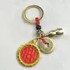 Colgante Doble Cara Estilo Goteo de Aceite de Aleación Charm para Manualidades, Llavero Bendición de los Oficiales Celestiales para que Todo Vaya Bien, Colgante de Artículos Sin Tabú