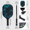 Uau oh Conjunto Personalizado Transfronteiriço de Raquetes de Pickleball de Fibra de Vidro Suporta Logotipo Colorido Acessórios Instruções de Embalagem Personalização