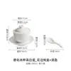 Olla de Cerámica con Encaje de Fábrica para Uso Doméstico, Taza para Cocer al Vapor Individual, Vajilla de Hotel de Olla Única, Taza para Sopa con Platillo