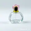 Botella de perfume de lujo de 50 ml directa de fábrica, botella de vidrio transparente facetado para dispensar perfume y aceite esencial, venta al por mayor