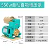 Bomba Autoescorvante Bomba Booster Doméstica Totalmente Automática Silenciosa 220V Bomba de Água Automática Aquecedor de Água para Banho Bomba de Água Booster para Banheiro