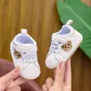 Zapatos para Bebé y Niño Pequeño 0-1 Año Primavera y Otoño Suela Suave Antideslizantes Zapatos Blancos 0-6-12 Meses Zapatos Casuales para Bebé