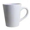 Taza de Cerámica Impresa Personalizada LOGOTIPO Blanca Embudo Cónico Taza Simple Regalo Publicitario Taza Personalizada para Leche Café