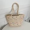 Bolsas Femininas da Moda Tendência 2026 Nova Bolsa de Ombro de Verão Cesta de Palha Tecida Bolsa de Praia Bolsa Tendência Feminina