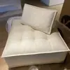 Sofá perezoso, sofá de tofu, combinación de bloque, apartamento de tamaño pequeño, estilo italiano, dormitorio individual de ocio simple, estilo rojo neto