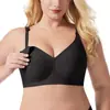 [Fábrica Transfronteiriça da Amazon] Popular Lingerie Sem Costura Tamanho Grande Para Amamentação Sem Aro Yamei Elegante Aro Completo