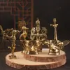 Ornatos de Micro-Paisagem Retro Sanxingdui Acessórios de Decoração de Micro-Paisagem Retro Acessórios de Latão Sanxingdui
