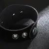 Pulsera ancha de cuero popular europea y americana transfronteriza pulsera de calavera personalidad dominante punk retro hip-hop pulsera joyería al por mayor