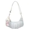 Bolso tipo Dumpling de Nicho Exquisitamente Diseñado, Nuevo Estilo de Verano, Moderno y a la Moda, Bolso Versátil de Hombro Cruzado, Bolso Cuadriculado para Mujer