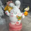 Adornos de Muñeca Escultura Personalizada Fibra de Vidrio Personaje de Dibujos Animados Prop Modelo Celebridad de Internet Juguete de Moda Muñeca Mascota