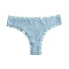 Ropa interior para mujer en tallas grandes, calzones ligeros y transpirables con lazo de encaje sin costuras de talle bajo para niñas