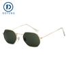 Óculos de Sol Detong 3556 Novo Retrô Armação Oval Masculino Feminino Anti-UV Transfronteiriço