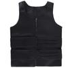 Colete com zíper transfronteiriço quente cinto duplo roupa de suor fitness masculina fino corrida esportes suor roupa explosiva atacado
