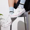 Putian Meiqi Converse Originales Zapatos de Lona de los Años 70 Versión Coreana Estilo Pareja Estudiante Tenis para Hombre Zapatos Blancos para Mujer
