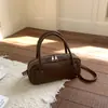 Bolso Sencillo de Nuevo Estilo 2026 para Mujer, Bolso Tipo Bowling Versátil de Moda, Bolso Cruzado Casual Acolchado de Tendencia