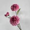 3 cabeça fragrância escura flor artificial dupla dália flor falsa decoração de flor artificial buquê de sala de estar comércio exterior transfronteiriço de alto nível