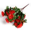Azaleia Simulada Yingshan Vermelha Flor Artificial Flor Falsa Flor para Engenharia Externa Canteiro de Flores Calha de Flores Flor de Seda Decorativa Fabricante Atacado
