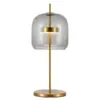 Lámpara de Mesa de Vidrio Artístico Posmoderna Lámpara de Noche para Dormitorio de Hotel de Diseñador Iluminación de Sala de Estar Modelo Habitación Lujo Ligero