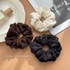 Goma de pelo tipo scrunchie vintage estilo francés para mujer, adecuada para peinados de moño o coleta, simple y elegante, modelo Nuevo Primavera 2026