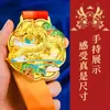Medalla Metálica del Año del Dragón Placa de Honor Pintada a Medida Medalla de Evento de Maratón Personalizada Medalla de Oro Medalla de Plata