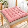 Cojín de Asiento Acolchado Grueso Simple para Oficina en Casa Silla de Sentarse Largo Cojín de Asiento Transpirable Correas Antideslizantes Cojín para Glúteos Tatami