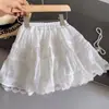 Conjunto de Verano para Niñas 2026 Nuevo Elegante Dulce Conjunto de Dos Piezas de Chaleco de Encaje y Falda de Encaje Moderno