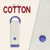 Chaveiro de Tecido de Algodão Liso Coreano com Tira de Poliéster para DIY Dispositivo Anti-Perda Pingente de Chaveiro para Bolsa