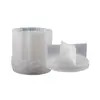 Flor de Amapola de Resina Guirnalda de Flores 3D Frasco de Almacenamiento Rayado Molde de Silicona Caja de Yeso de Resina DIY Molde para Adornos