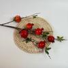 Artificial caqui romã frutas ano novo lanche Flor decoração de casa flor falsa Ano Novo arranjo de flores decoração da sala de estar romã flor artificial