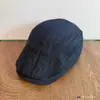 Gorra de estilo 'old money' de color liso, tipo 'newsboy', unisex, textura retro japonesa, favorecedora para el rostro, versátil para ir al trabajo