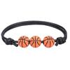 Pulseras Populares Tejidas de Béisbol Transfronterizas, Muñequeras Deportivas de Baloncesto, Fútbol, Rugby, En Stock con Grandes Cantidades y Precios Excelentes