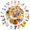 50 Adesivos Novos para Cachorro Animal Golden Retriever Dálmata Adesivos de Grafite Tendência Pet Cachorro Decoração Divertida