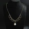 Collar de Perlas de Moda Popular Transfronterizo para Mujer, Joyería de Novia, Pendientes, Accesorios de Cadena para Clavícula de Lujo de Gama Alta de Nicho