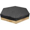 Cubierta Impermeable para Arenero Hexagonal Multicolor para Niños, Cubierta para Baño de Jardín, Toldo Solar, Personalizada por el Fabricante