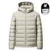 Chamarra de plumas para hombre, marca de alta calidad, nuevo estilo de invierno, engrosada y cálida, prenda exterior para hombre, moderna