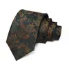 Gravata Masculina Logotipo Personalizado Gravata Paisley Vermelha Casamento Noivo Gravata de Alta Qualidade Amarrada à Mão para Homens