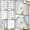 Doze Constelações Dedo Herbal Tatuagem Adesivo Feminino À Prova D'Água Longa Duração Suco Semi-permanente Avançado Braço Ins Alto Valor de Cor