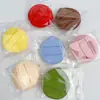 Esponja de Ar para Maquiagem Cor Macaron, Uso Úmido e Seco, Ampliada e Espessa, Esponja para Base Líquida que Não Absorve Líquido, Esponja de Ar