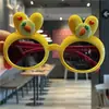 Gafas de Sol Nuevas para Niños 2024 Forma de Conejo Zanahoria Gafas de Sol para Bebés