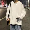 Camiseta de manga larga de algodón puro de 230 g hecha a medida para hombre, top de marca moderna con estampado de logo, ropa de trabajo, pedido mínimo de una pieza para niños