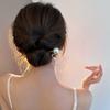 Horquilla con Borla de Linterna de Loto Accesorios para el Cabello de Moda Clásica Linterna Luminosa Linterna de Palacio Borla de Perlas Clip Clip de Tiburón
