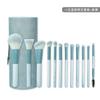 Set de Maquillaje de 12 Piezas Pattern Clear Sky, Brocha para Polvo, Brocha para Contorno, Brocha para Stippling, Herramienta de Belleza para Principiantes, Set Completo de Brochas