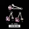 Cuentas Sueltas de Amatista Lavanda Natural en Forma de Corazón, Cuentas Espaciadoras de Corazón Transparente Color Melocotón Morado Claro, Accesorios para Manualidades con Cuentas Hechos a Mano, Venta al por Mayor desde el Fabricante